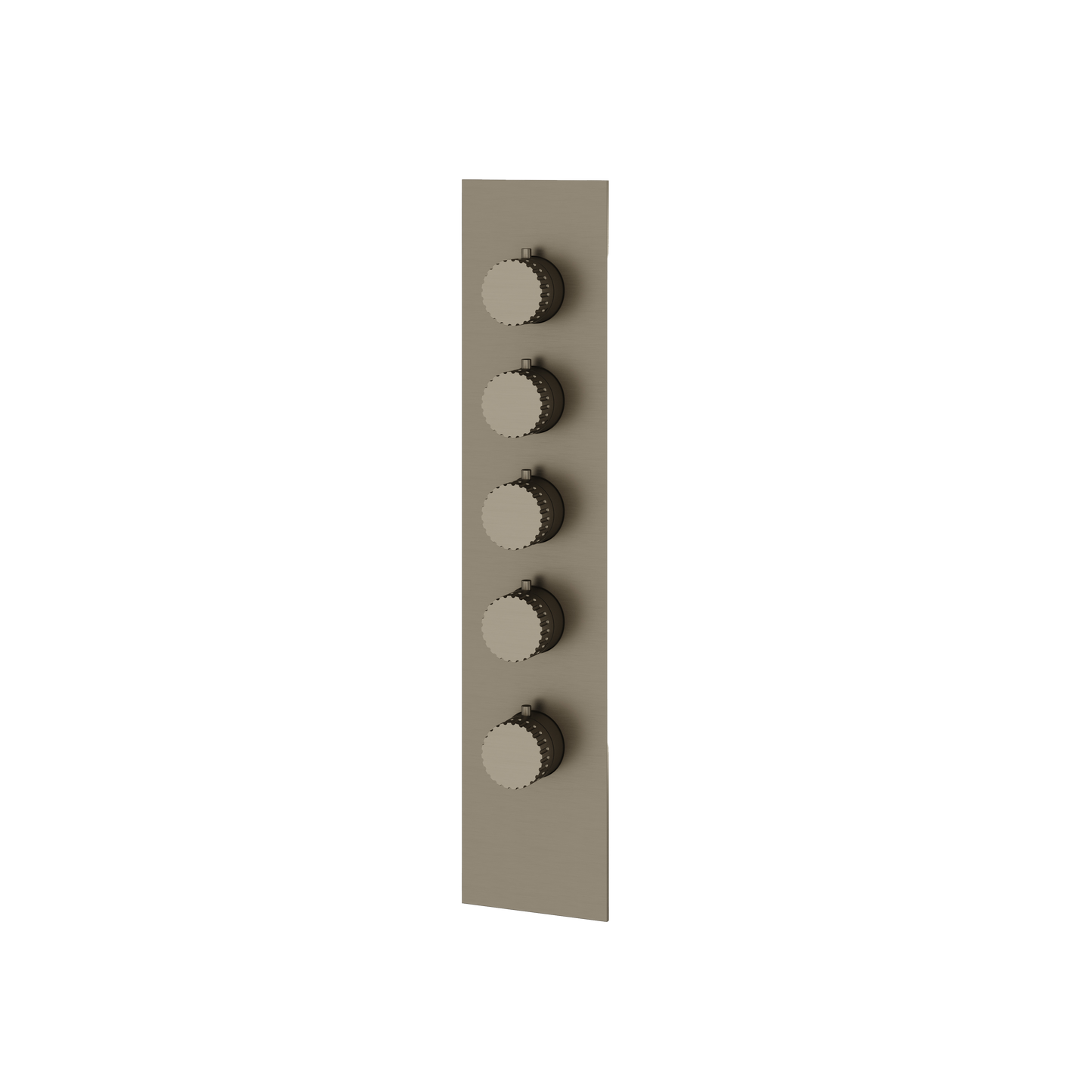 SQUARE ROUND TRIM SET FOR 4 SHUT-OFF THERMOSTATIC VALVE