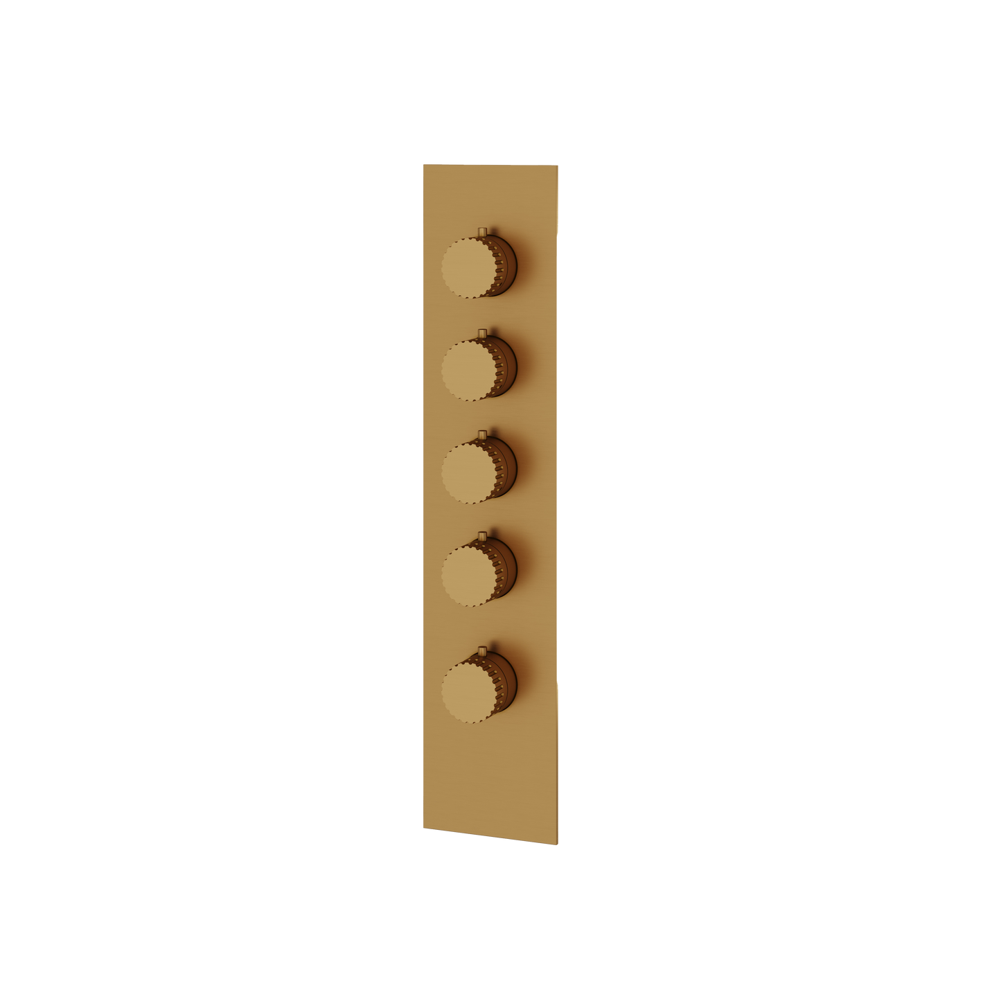 SQUARE ROUND TRIM SET FOR 4 SHUT-OFF THERMOSTATIC VALVE