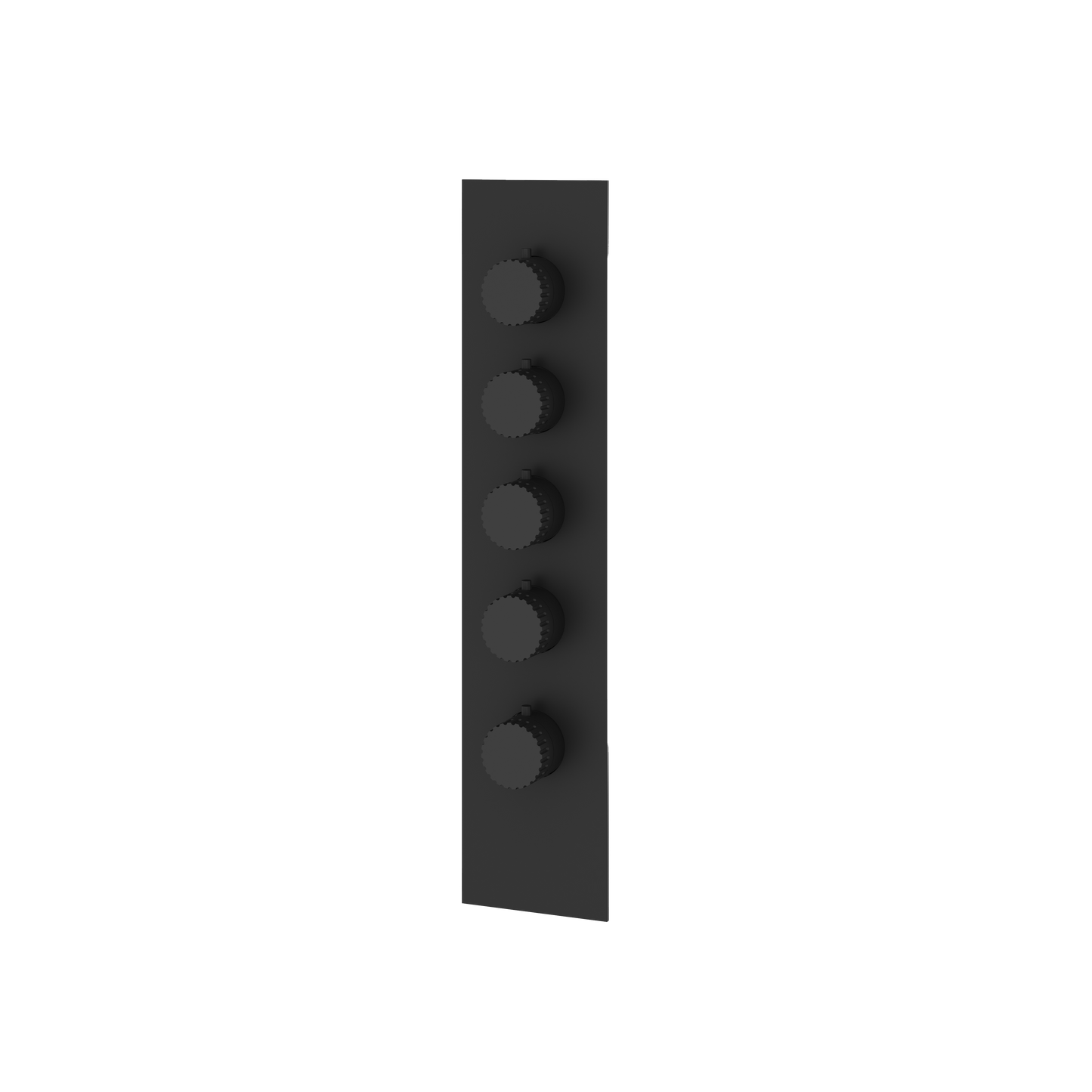 SQUARE ROUND TRIM SET FOR 4 SHUT-OFF THERMOSTATIC VALVE
