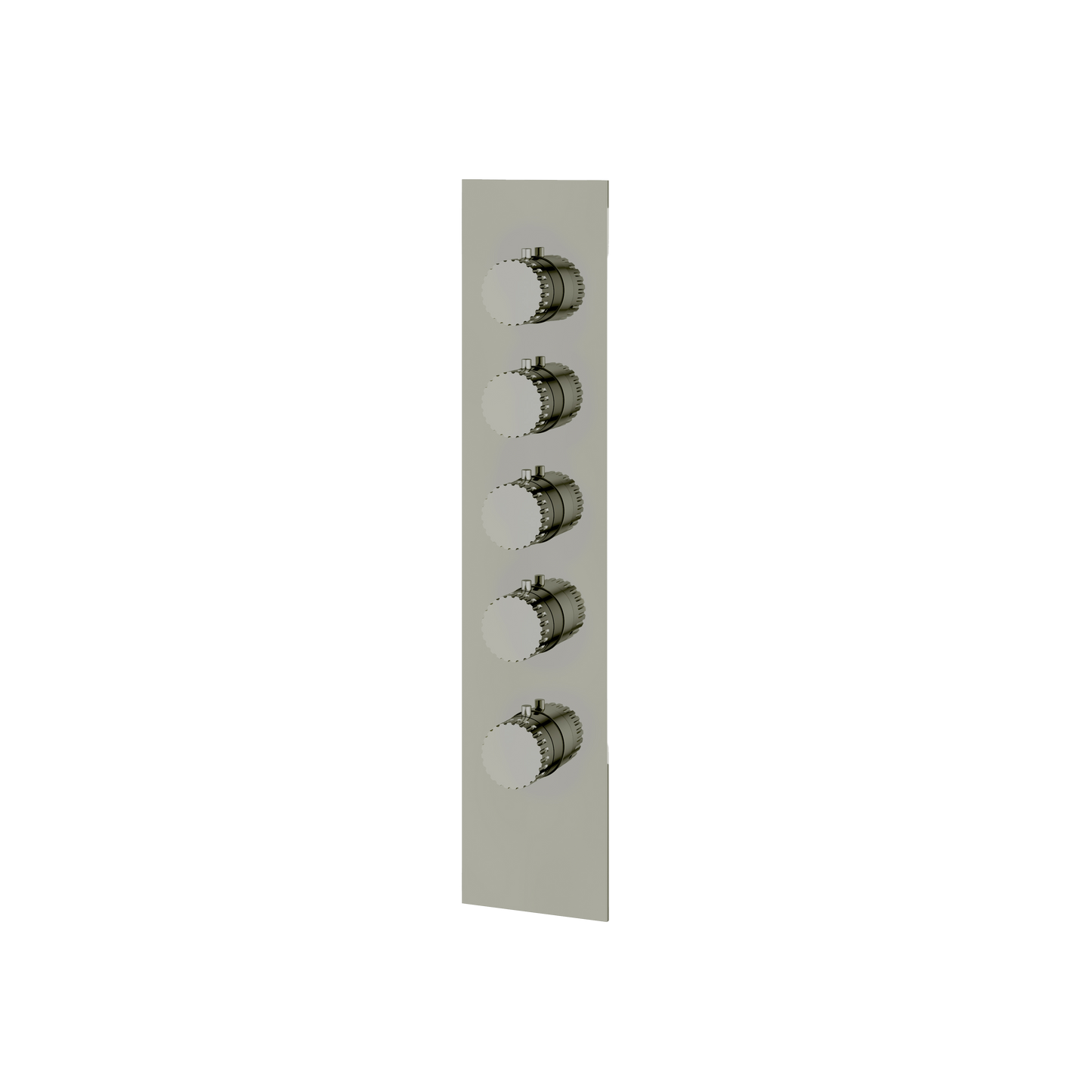 SQUARE ROUND TRIM SET FOR 4 SHUT-OFF THERMOSTATIC VALVE