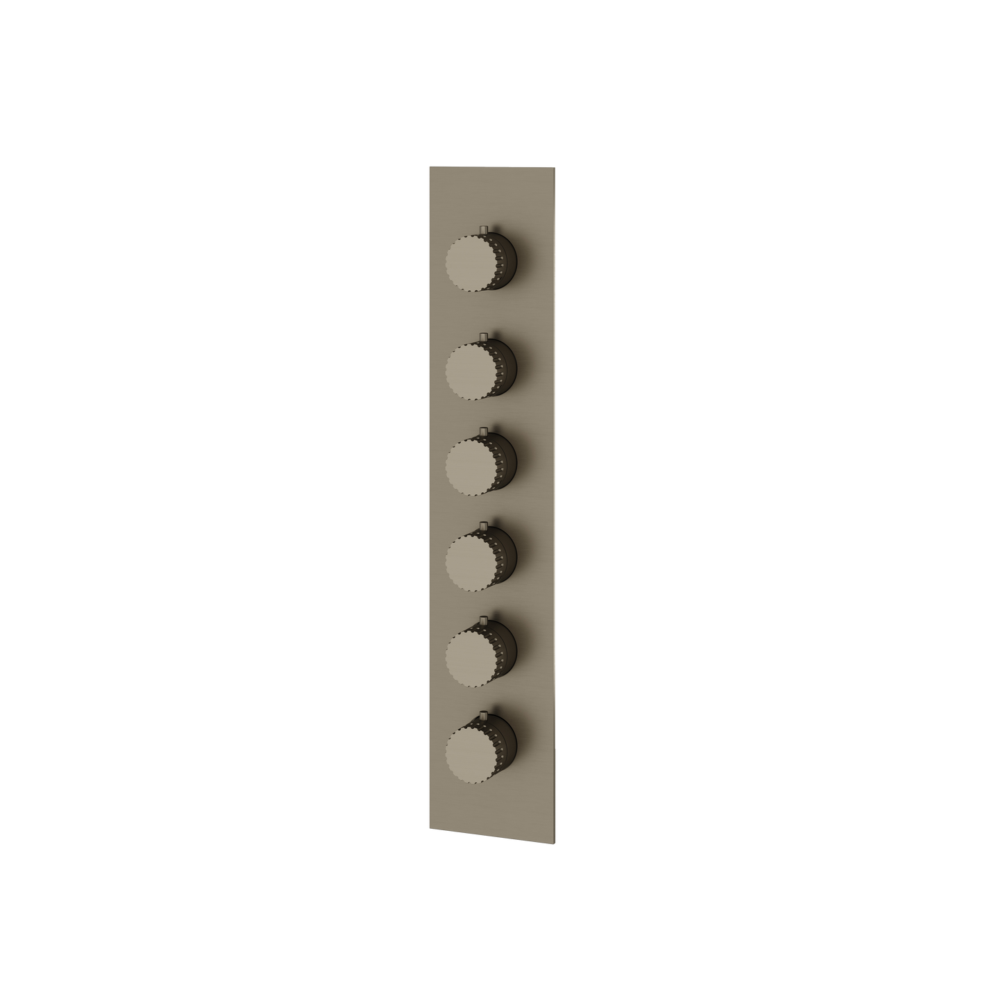 SQUARE ROUND TRIM SET FOR 5 SHUT-OFF THERMOSTATIC VALVE
