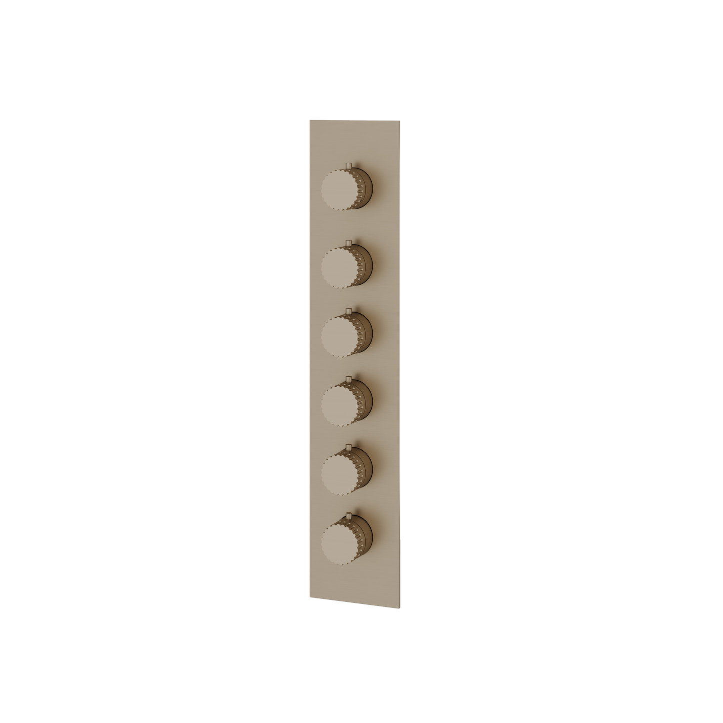 SQUARE ROUND TRIM SET FOR 5 SHUT-OFF THERMOSTATIC VALVE
