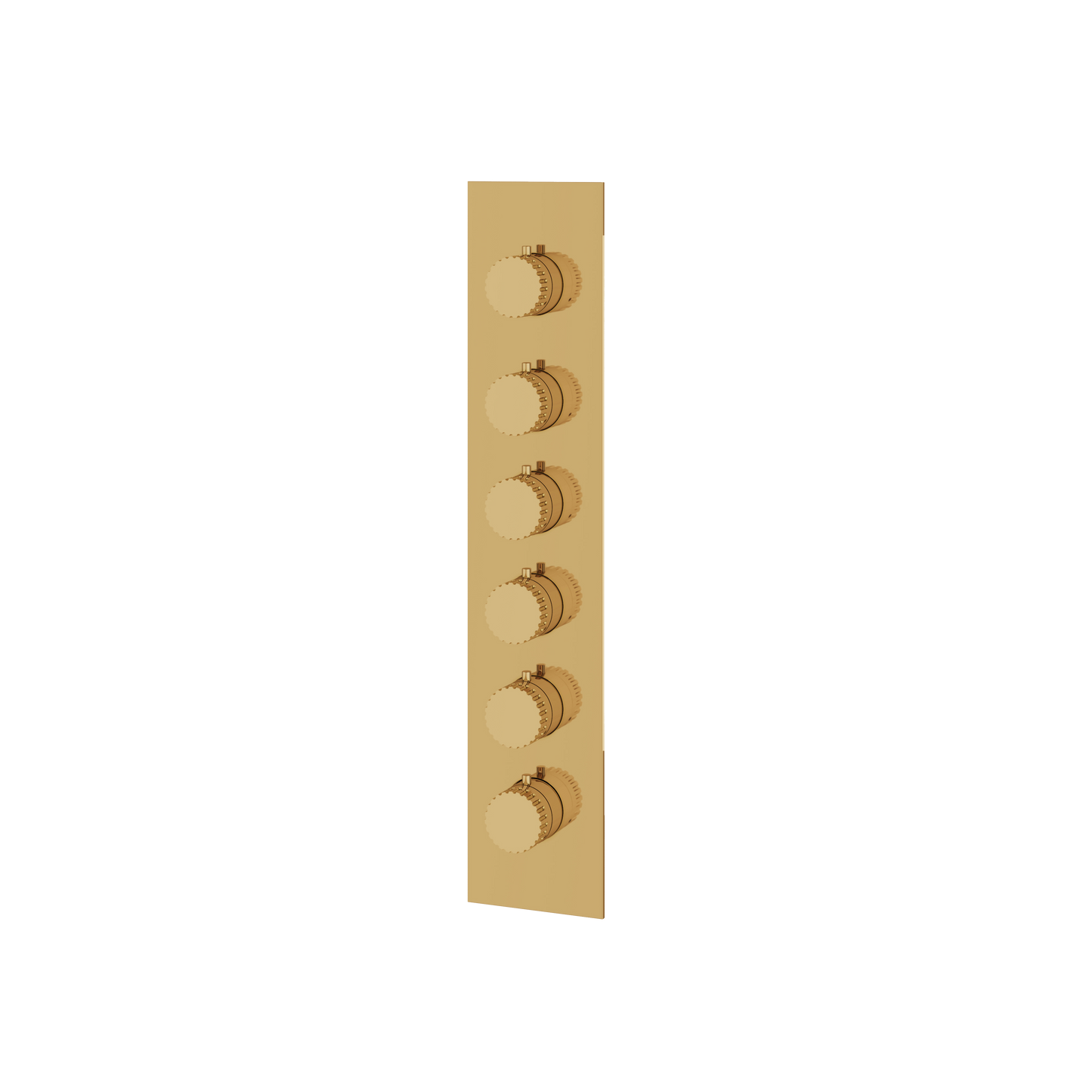SQUARE ROUND TRIM SET FOR 5 SHUT-OFF THERMOSTATIC VALVE