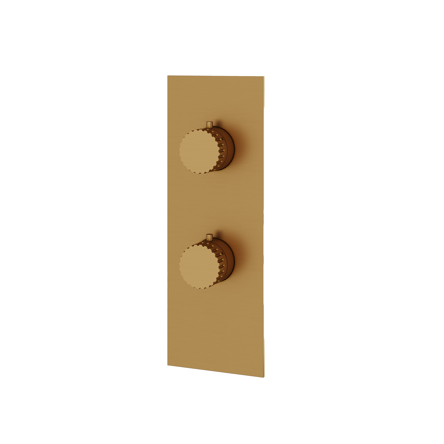 SQUARE ROUND TRIM SET WITH 3-WAY SHARED DIVERTER FOR THERMOSTATIC VALVE