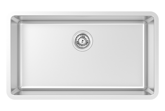 ZOMODO ARC140U 32" Single Sink - UM, 16ga, R20, Single Box