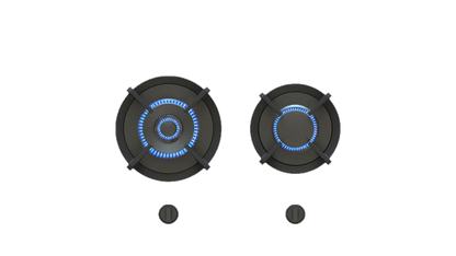 PITT BAULA BAULA2BT-NG, 2-Burner, Top Mounted Control Knobs, BLACK Edition Burners, Natural Gas