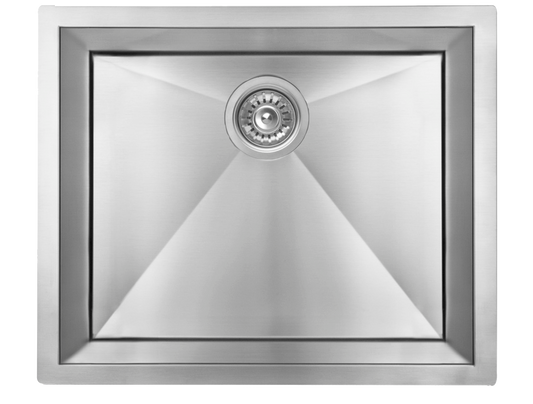 ZOMODO CRC508 22" Sgl Sink - Undermount, 18ga, R0/6, Sgl Box