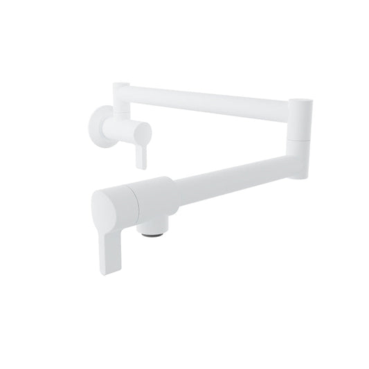 BARIL CUI-4293-00L Single Hole Wall-Mounted Pot Filler With Two Handles