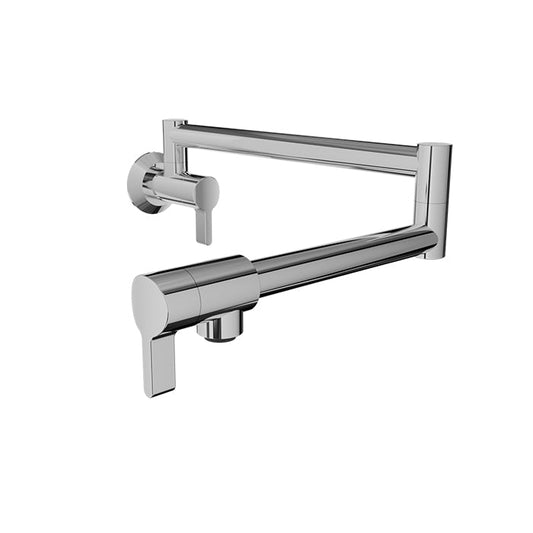 BARIL CUI-4293-00L Single Hole Wall-Mounted Pot Filler With Two Handles