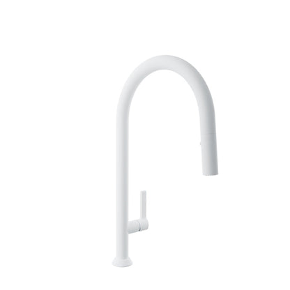 BARIL CUI-9335-02L High Single Hole Kitchen Faucet With 2-Function Pull-Down Spray