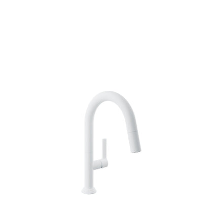 BARIL CUI-9345-02L Single Hole Bar / Prep Kitchen Faucet With 2-Function Pull-Down Spray