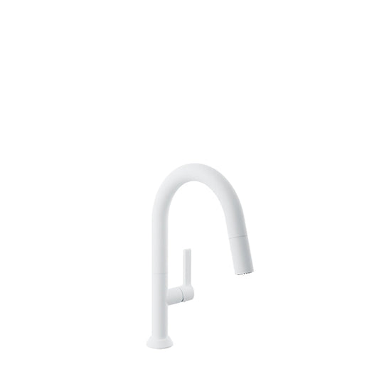 BARIL CUI-9345-02L Single Hole Bar / Prep Kitchen Faucet With 2-Function Pull-Down Spray