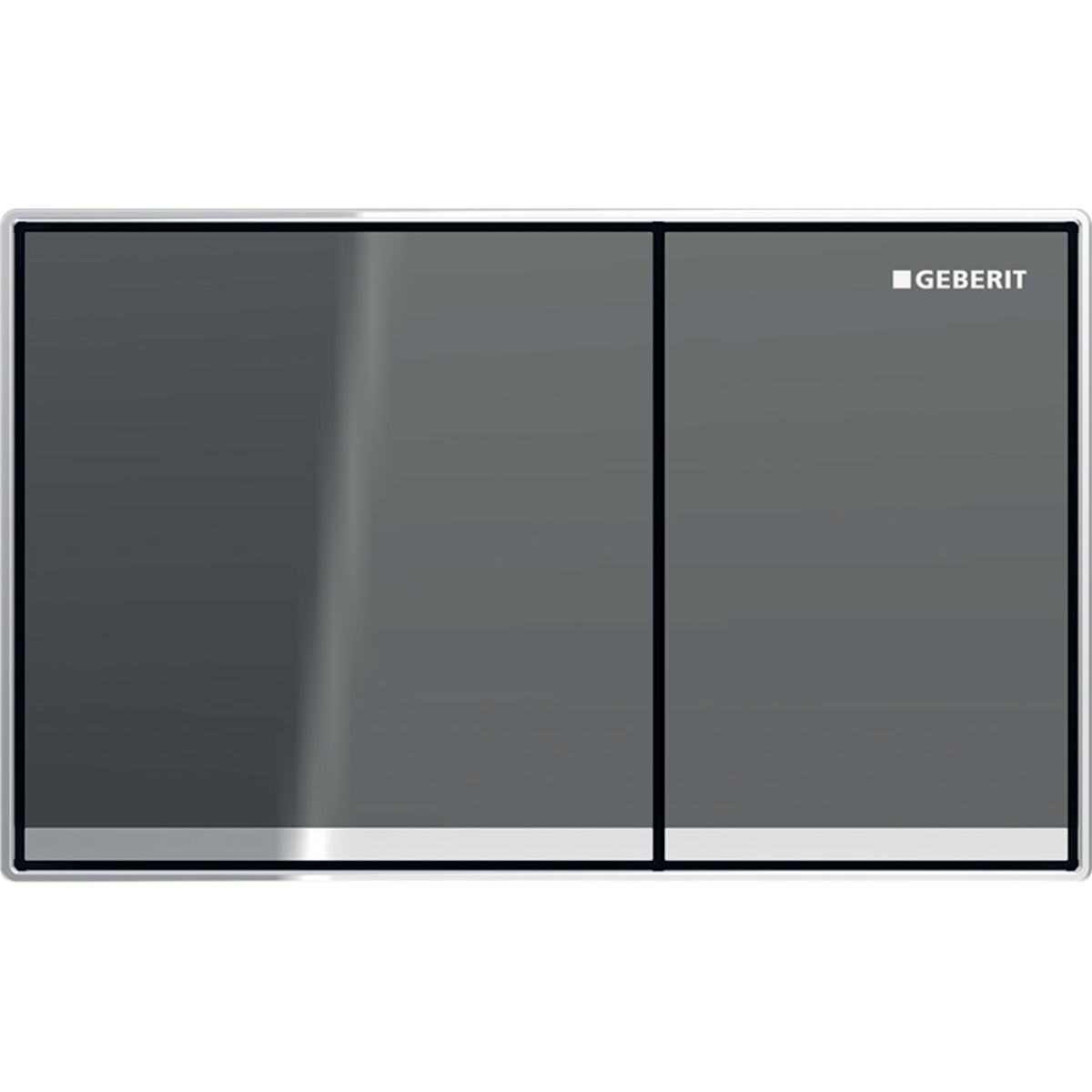 GEBERIT 115.081.Gh.1 Actuator Plate Omega60 For Dual Flush, Surface-Even