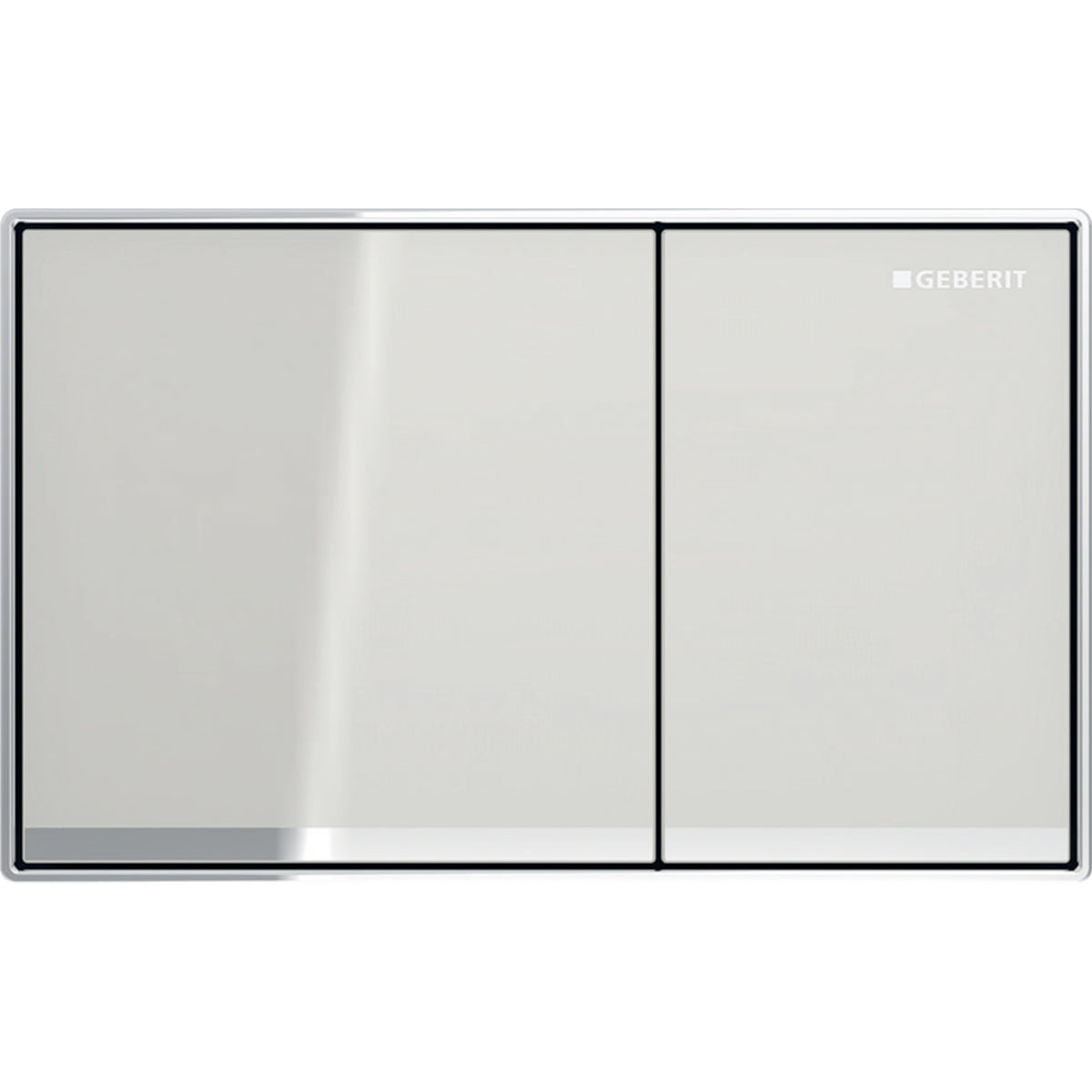 GEBERIT 115.081.Gh.1 Actuator Plate Omega60 For Dual Flush, Surface-Even