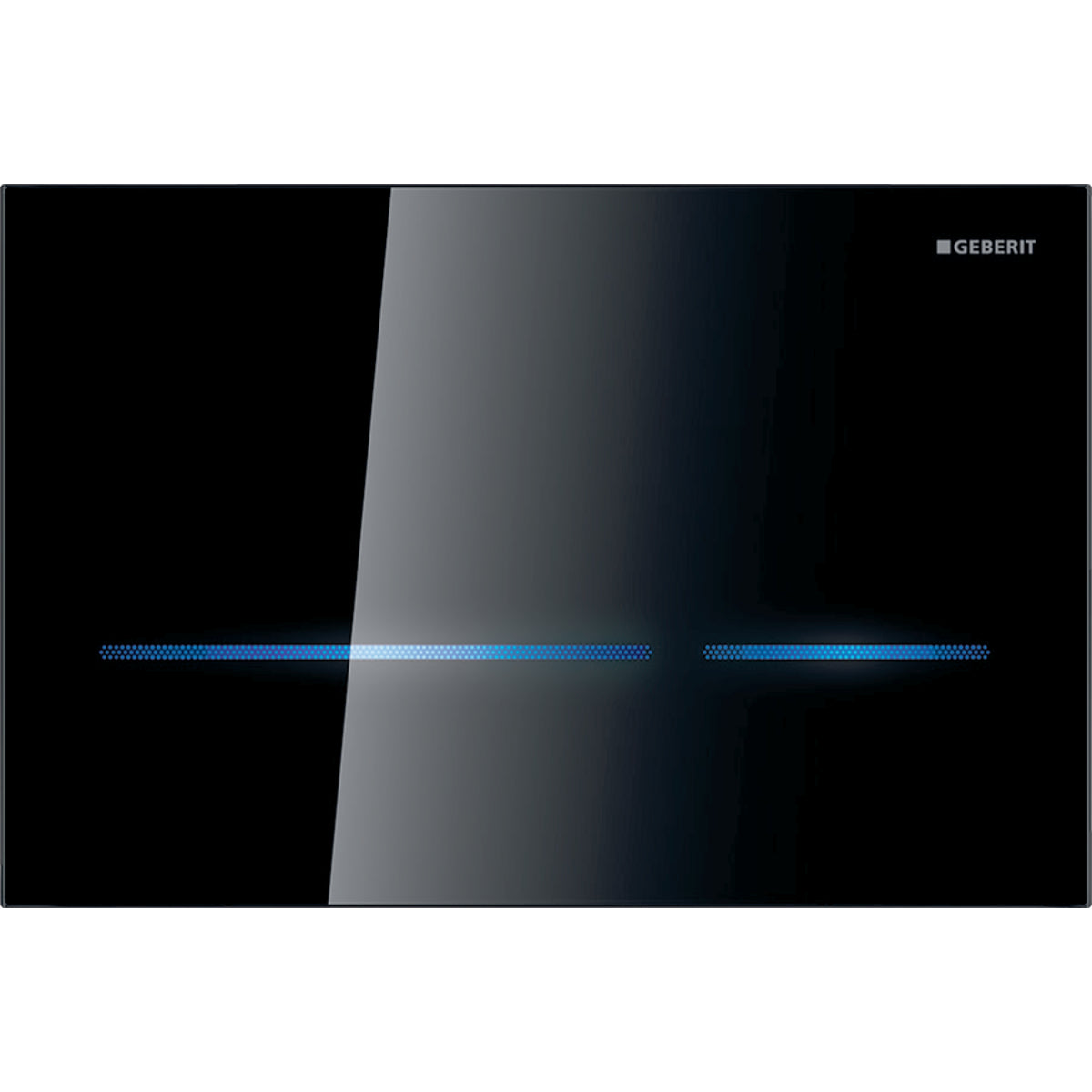GEBERIT 116.090.Sg.1 Wc Flush Control With Electronic Flush Actuation, Mains Operation, Dual Flush, Actuator Plate Sigma80, Touchless