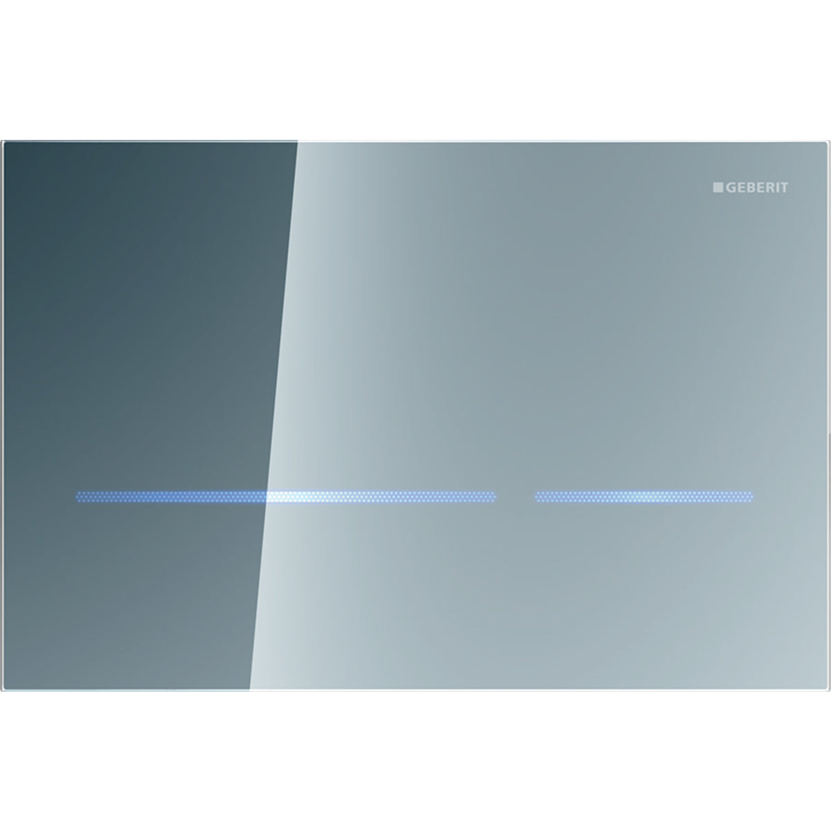 GEBERIT 116.090.Sg.1 Wc Flush Control With Electronic Flush Actuation, Mains Operation, Dual Flush, Actuator Plate Sigma80, Touchless