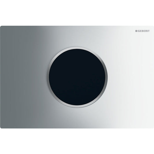 GEBERIT 115.907.Kh.6 Wc Flush Control With Electronic Flush Actuation, Mains Operation, Dual Flush, Sigma10 Actuator Plate, Automatic/Touchless