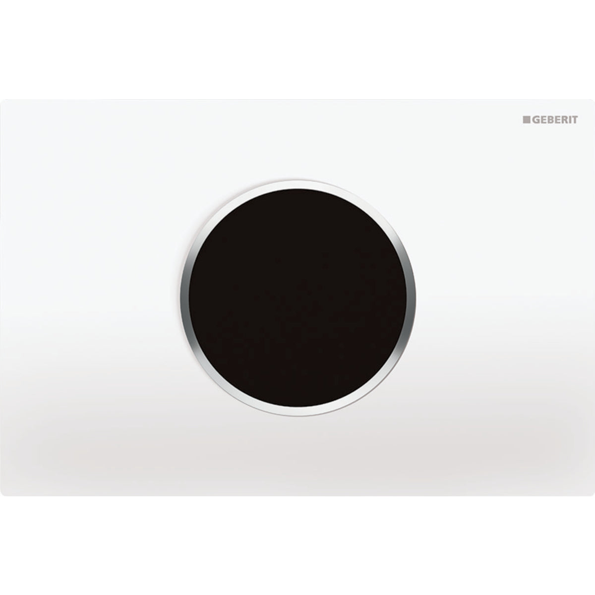 GEBERIT 115.907.Kh.6 Wc Flush Control With Electronic Flush Actuation, Mains Operation, Dual Flush, Sigma10 Actuator Plate, Automatic/Touchless