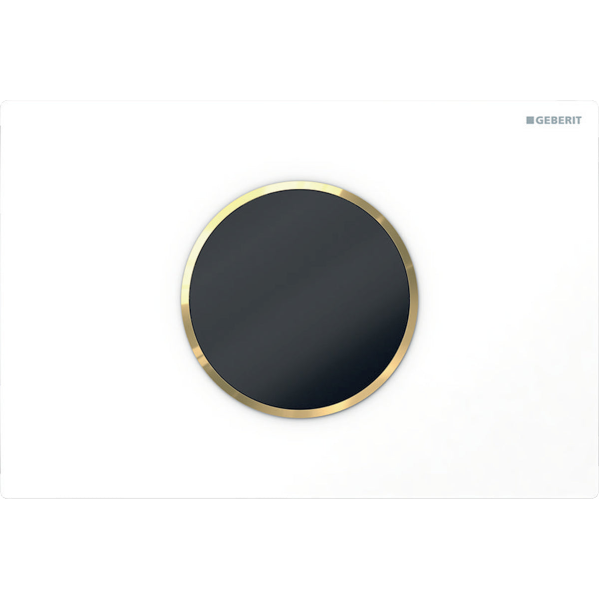 GEBERIT 115.908.Kh.6 Wc Flush Control With Electronic Flush Actuation, Battery Operation, Dual Flush, Sigma10 Actuator Plate, Automatic/Touchless