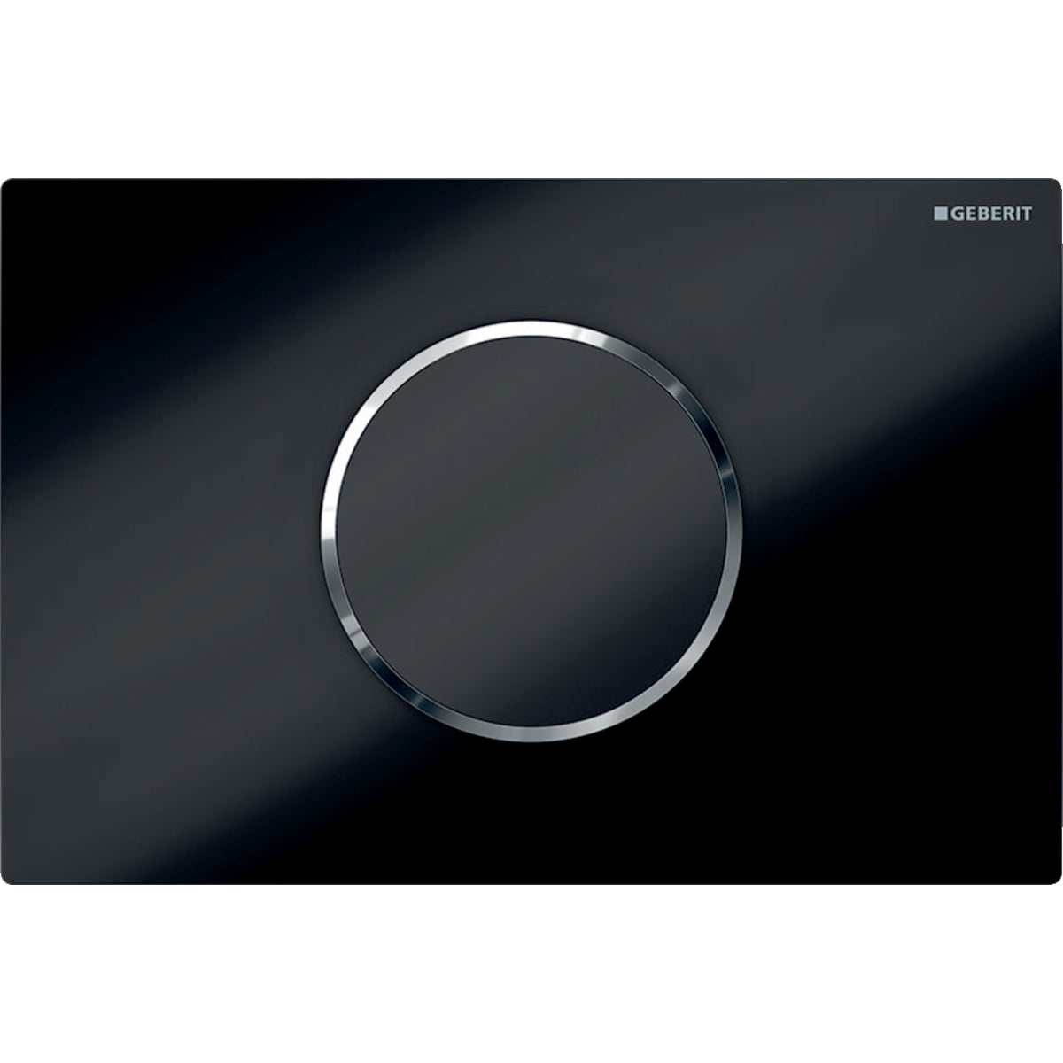 GEBERIT 115.908.Kh.6 Wc Flush Control With Electronic Flush Actuation, Battery Operation, Dual Flush, Sigma10 Actuator Plate, Automatic/Touchless