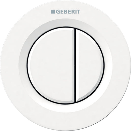 GEBERIT 116.043.11.1 Remote Flush Actuation Type 01, Pneumatic, For Dual Flush, For Sigma Concealed Cistern 8 Cm, Concealed Actuator