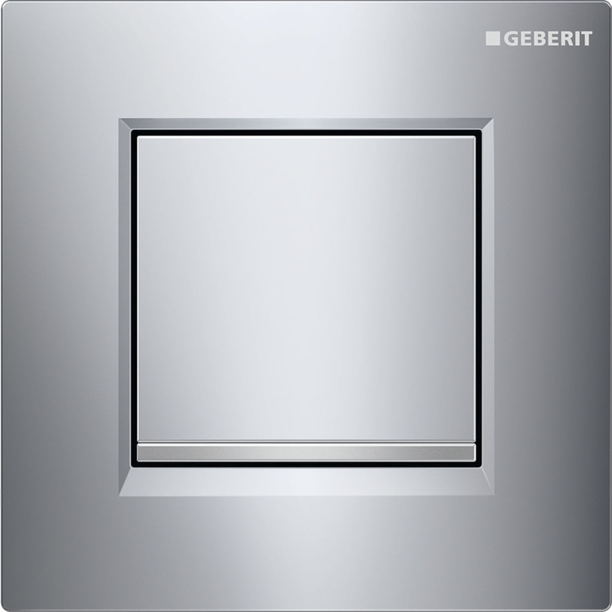GEBERIT 116.017.Kh.1 Urinal Flush Control With Pneumatic Flush Actuation, Actuator Plate Type 30