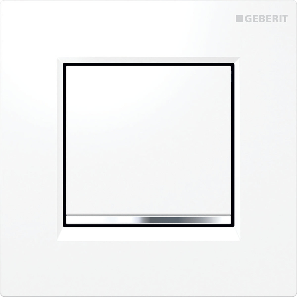 GEBERIT 116.017.Kh.1 Urinal Flush Control With Pneumatic Flush Actuation, Actuator Plate Type 30