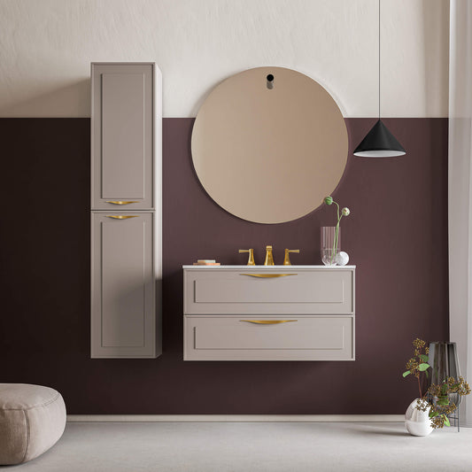 STONETOUCH DEV36 Deville Wall Mounted Vanity 36"