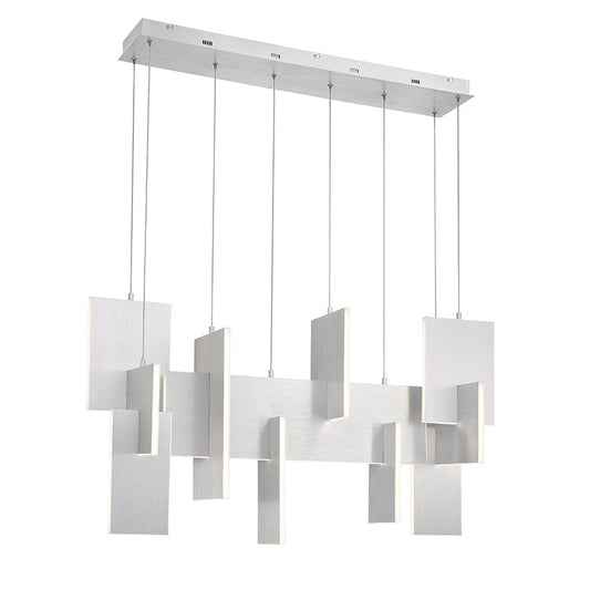 EUROFASE 38044 3-Light 42in Integrated Led Linear Chandelier