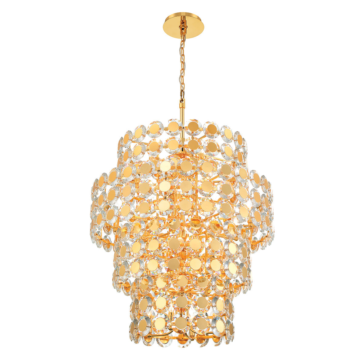EUROFASE 44289 4-Tiers 24-Light 45in Chandelier
