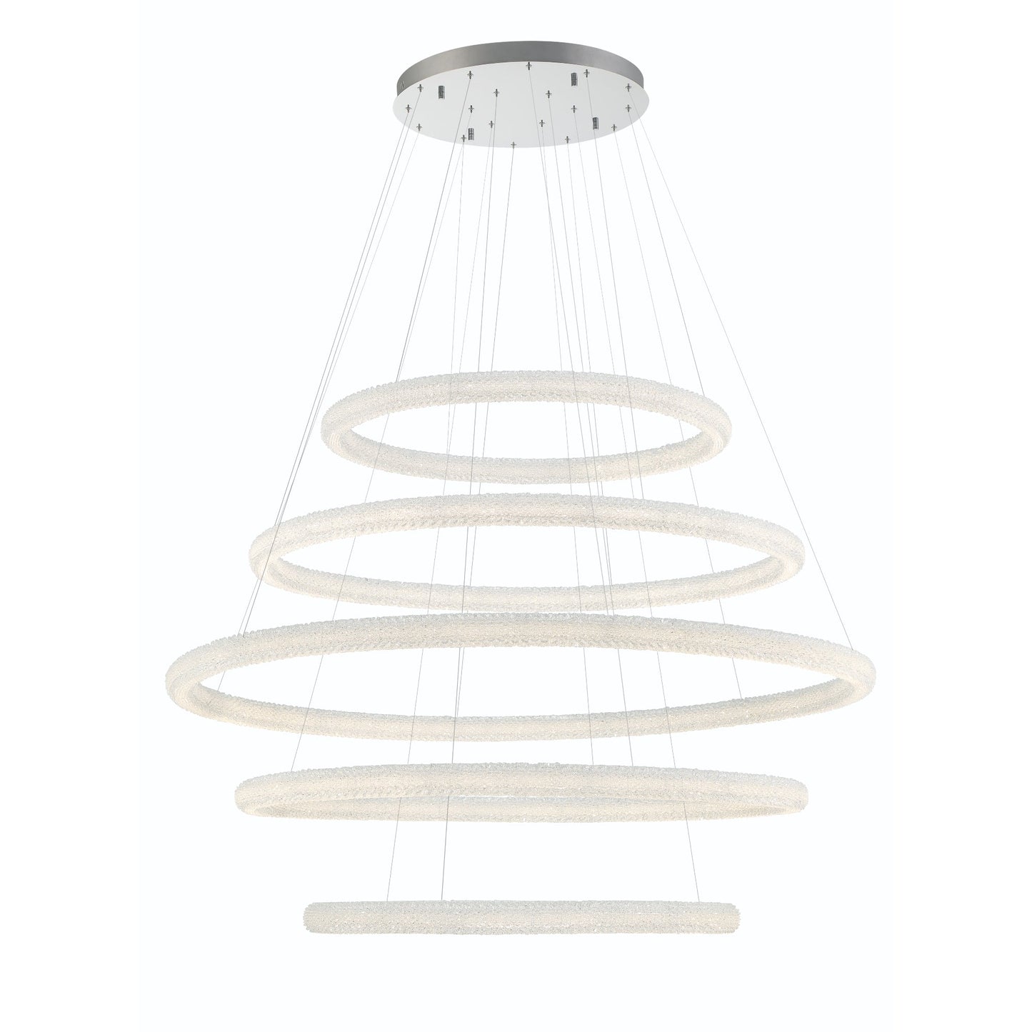 EUROFASE 43928 5-Tiers 5-Light 60in Integrated Led Grand Chandeli