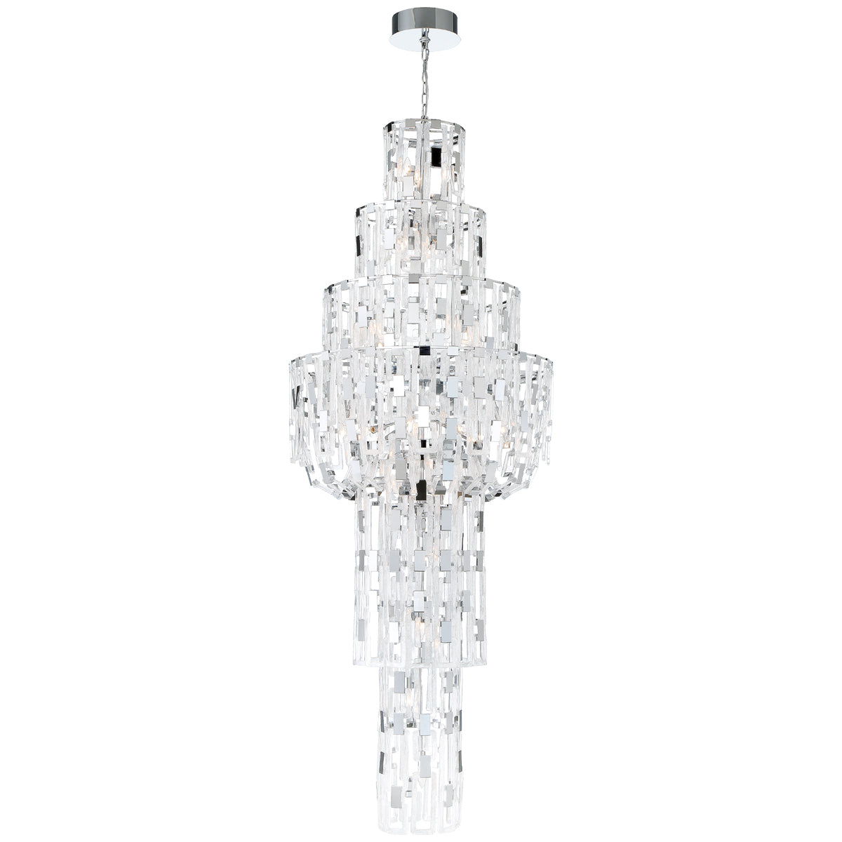 EUROFASE 33741 6-Tiers 26-Light 97in Grand Chandelier