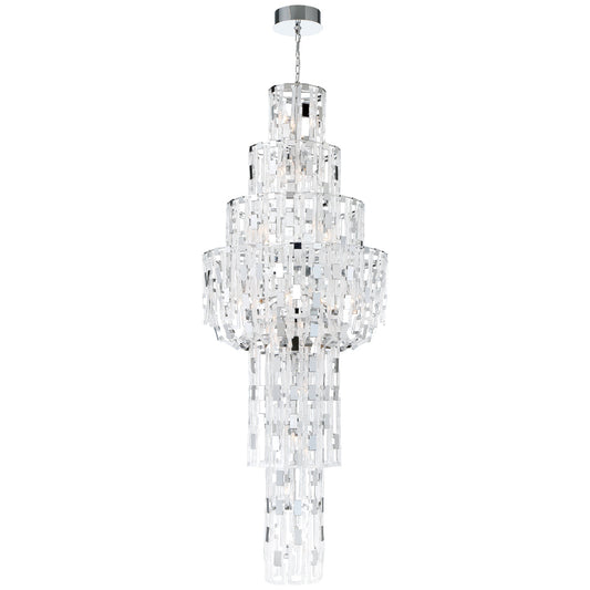 EUROFASE 33741 6-Tiers 26-Light 97in Grand Chandelier