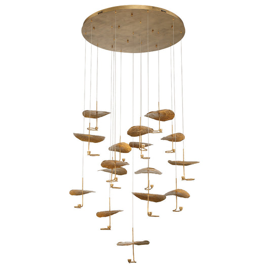 EUROFASE 41907 16-Light 48in Integrated Led Grand Chandelier