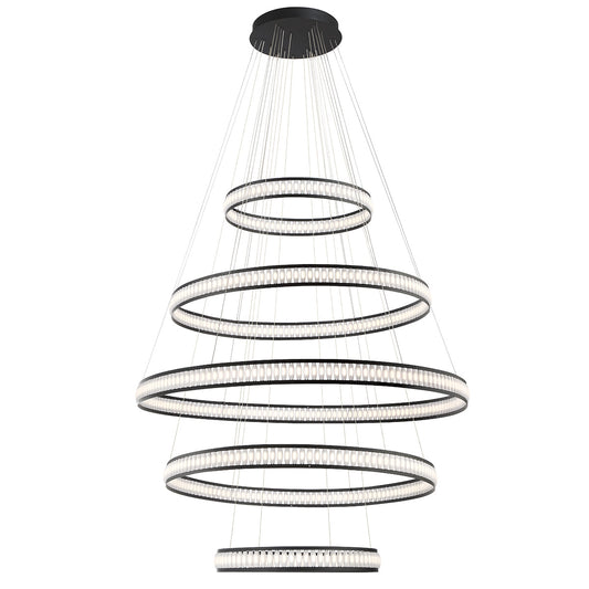 EUROFASE 37503 5-Tiers 5-Light 60in Integrated Led Grand Chandeli