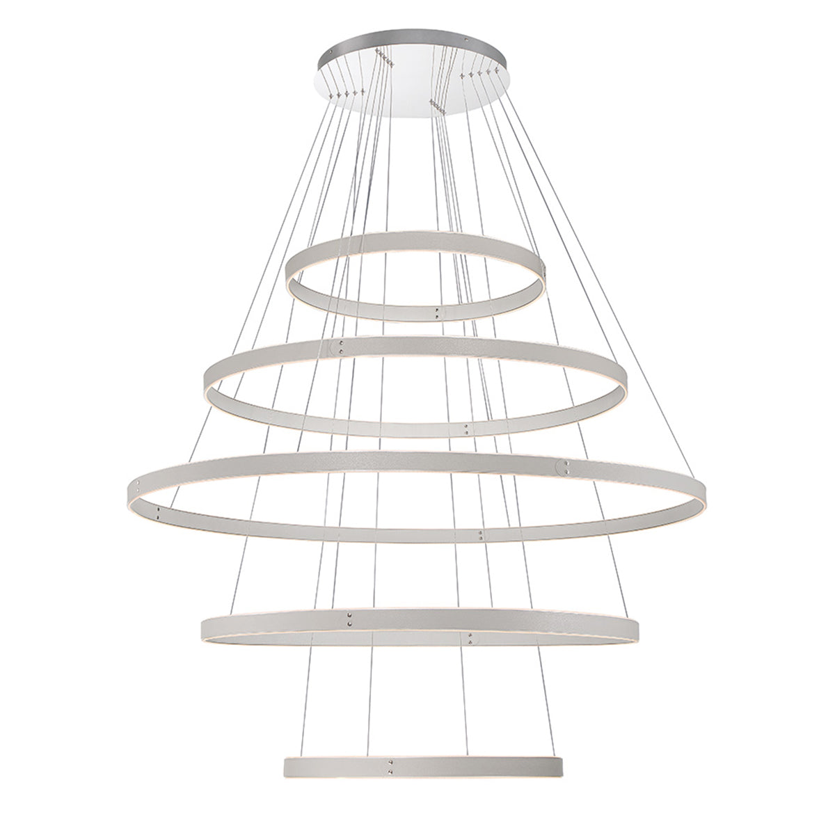 EUROFASE 43901 5-Tiers 5-Light 60in Integrated Led Grand Chandeli