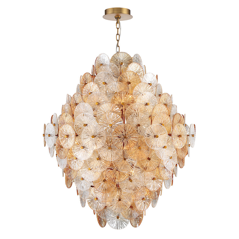 EUROFASE 44574 5-Tiers 27-Light 45in Grand Chandelier