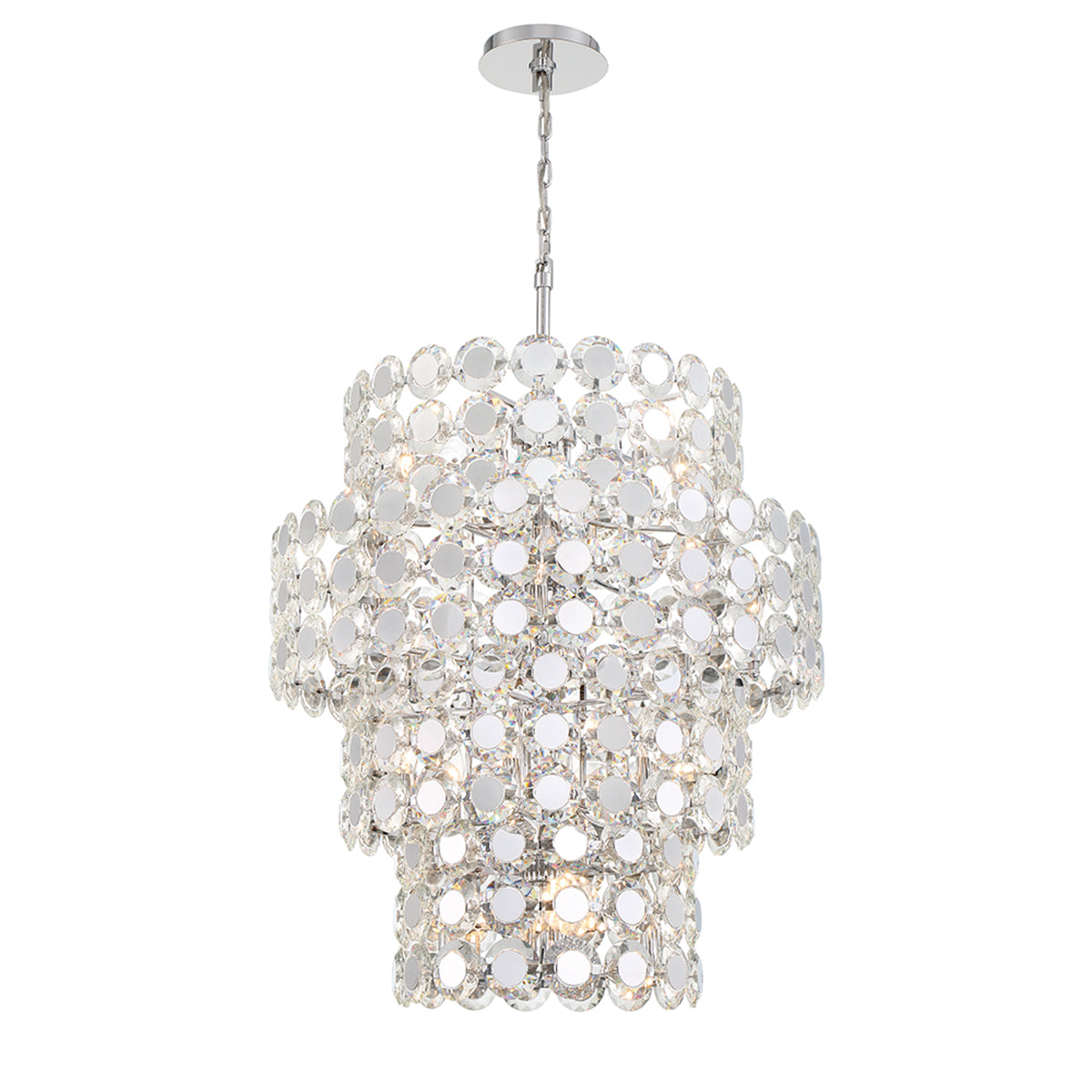 EUROFASE 44289 4-Tiers 24-Light 45in Chandelier