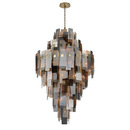 EUROFASE 43873 7-Tiers 39-Light 71in Grand Chandelier
