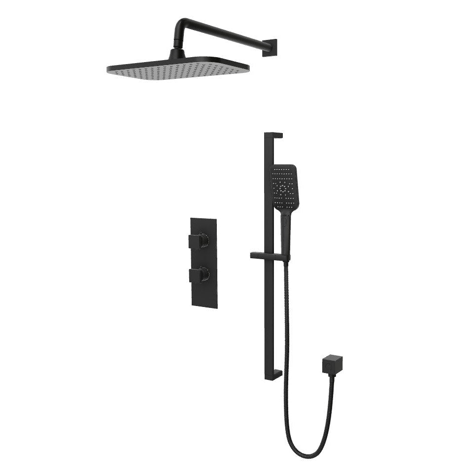 AquaBrass Shower System - MIAMIBOX01EBK