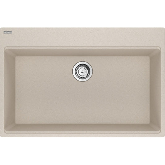 FRANKE MAG61031 MARIS TM GRN SGL 36CAB WITH STRAINER BASKET GRANITE COMPOSITE SINK