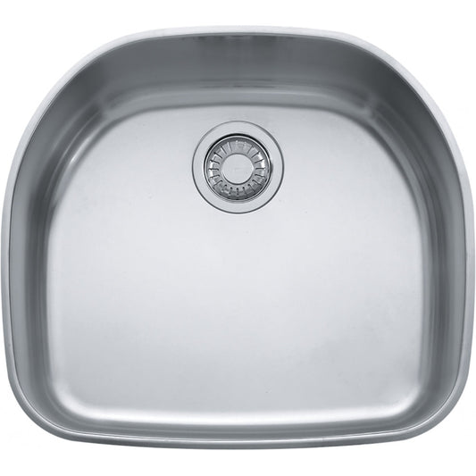 FRANKE PCX1102109 PRESTIGE UM 18G SS SGL 27CAB STAINLESS STEEL SINK