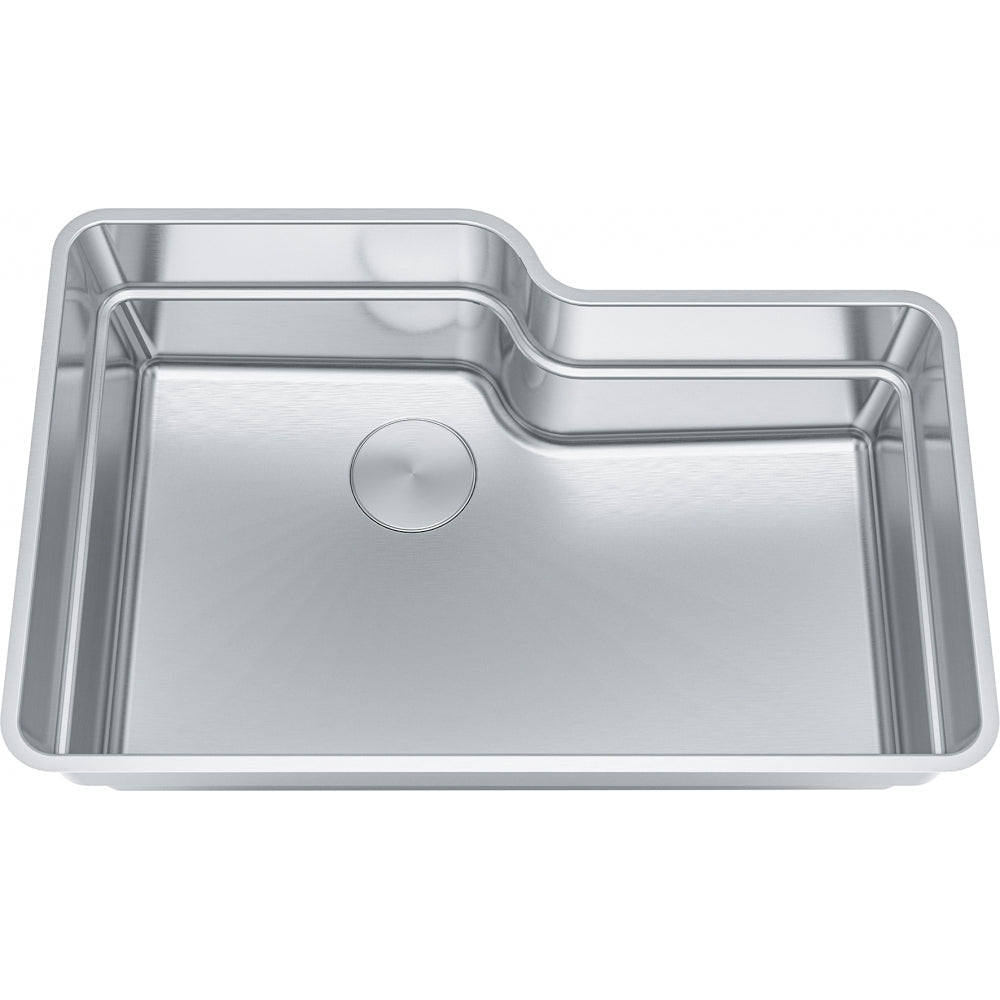 FRANKE OR2X110 2.0 UM 18G SS SGL 36CAB WITH STRAINER BASKET STAINLESS STEEL SINK