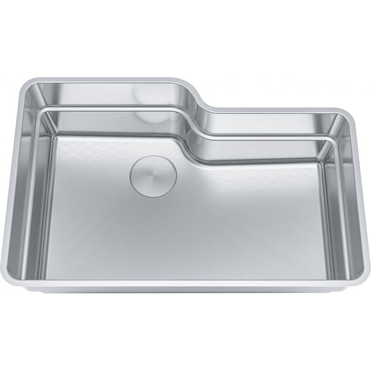 FRANKE OR2X110 2.0 UM 18G SS SGL 36CAB WITH STRAINER BASKET STAINLESS STEEL SINK