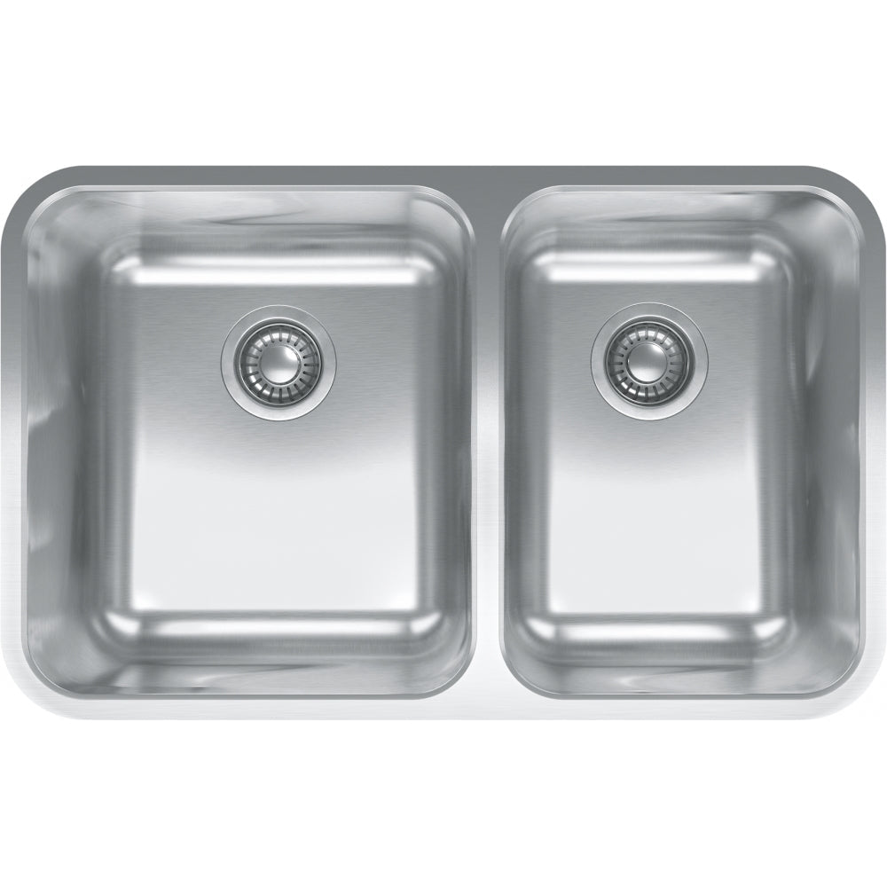 FRANKE GDX16031 GRANDE UM 18G SS DBL 36CAB STAINLESS STEEL SINK