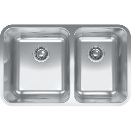 FRANKE GDX16031 GRANDE UM 18G SS DBL 36CAB STAINLESS STEEL SINK
