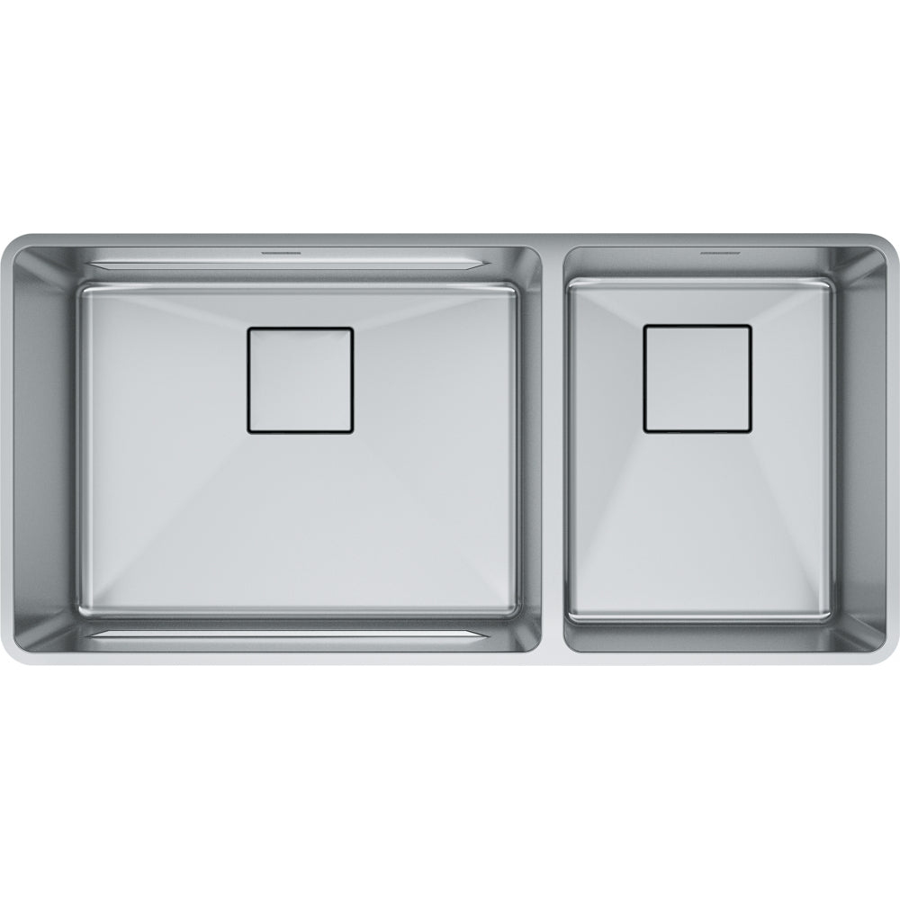 FRANKE PTX160-37 PESCARA UM 18GA SS DBL 42CAB STAINLESS STEEL SINK