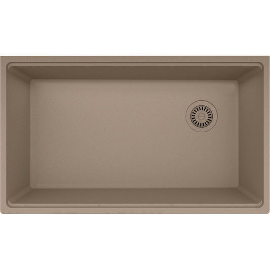 FRANKE MAG11031OW MARIS UM GRN SGL - OFFSET WASTE WITH STRAINER BASKET GRANITE COMPOSITE SINK