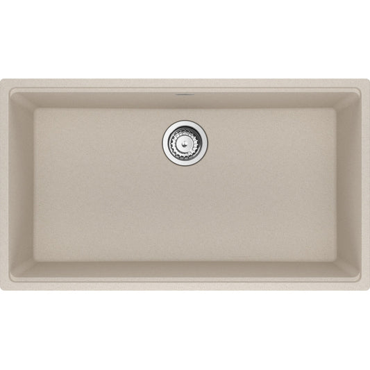 FRANKE MAG11031 MARIS UM GRN SGL 36CAB WITH STRAINER BASKET GRANITE COMPOSITE SINK