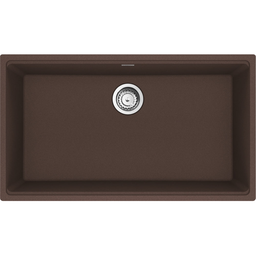 FRANKE MAG11031 MARIS UM GRN SGL 36CAB WITH STRAINER BASKET GRANITE COMPOSITE SINK
